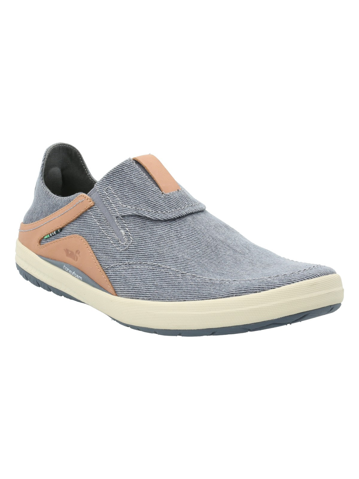 Slip On Algodón Orgánico Hombre Noosa Azul Rockford