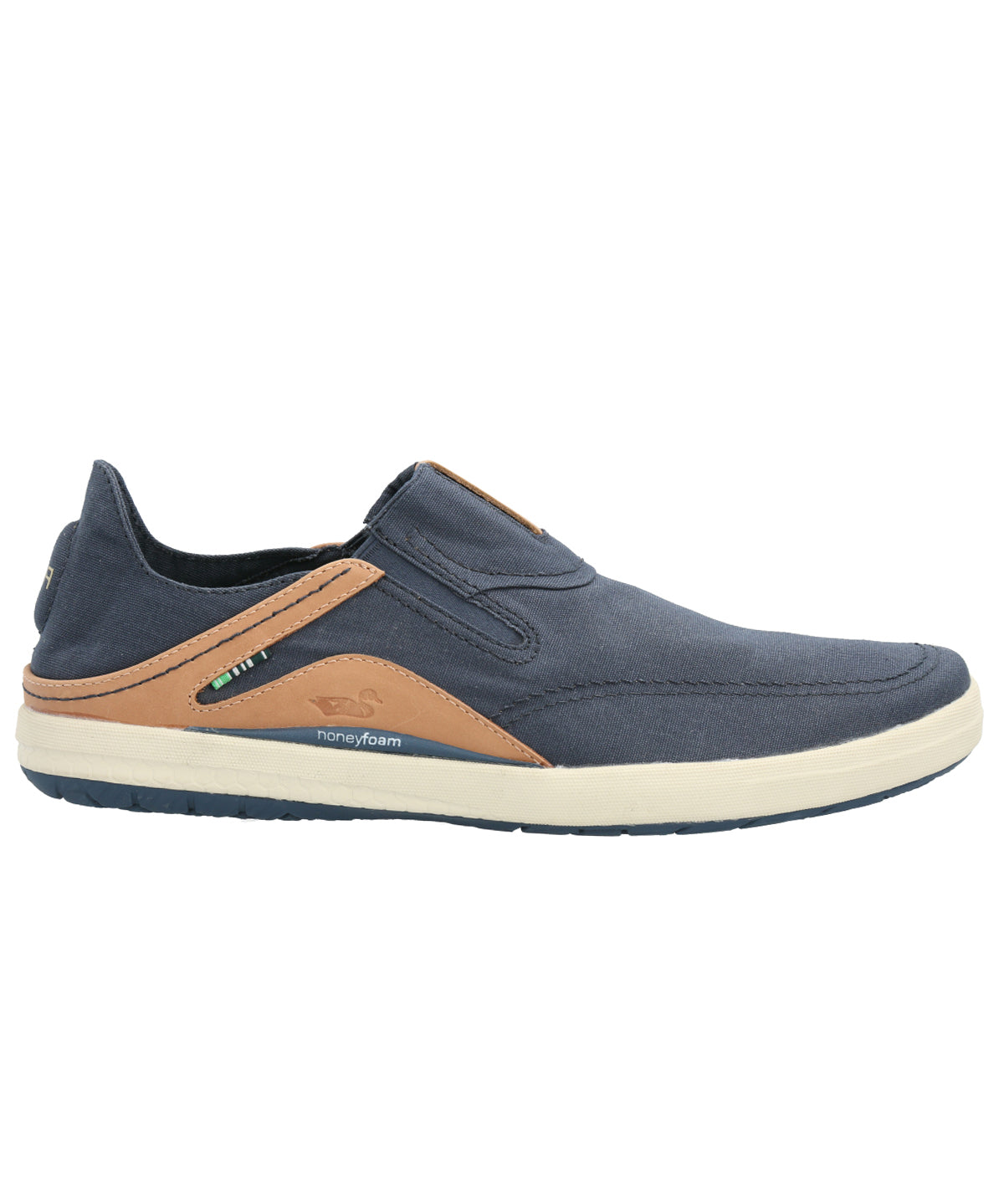 Zapatilla Algodón Orgánico Hombre Noosa Azul Rockford
