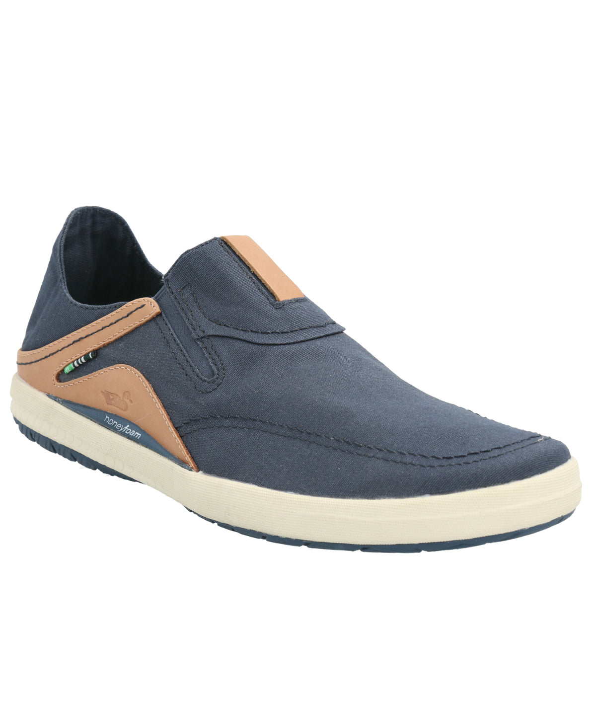 Zapatilla Algodón Orgánico Hombre Noosa Azul Rockford