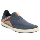 Zapatilla Algodón Orgánico Hombre Noosa Azul Rockford