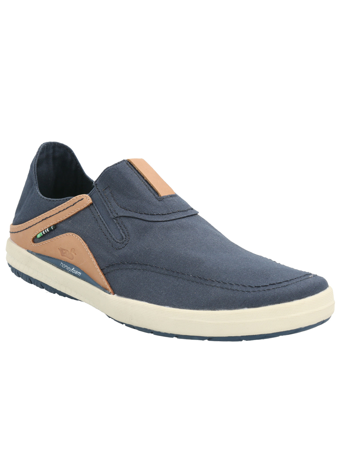 Zapatilla Algodón Orgánico Hombre Noosa Azul Rockford