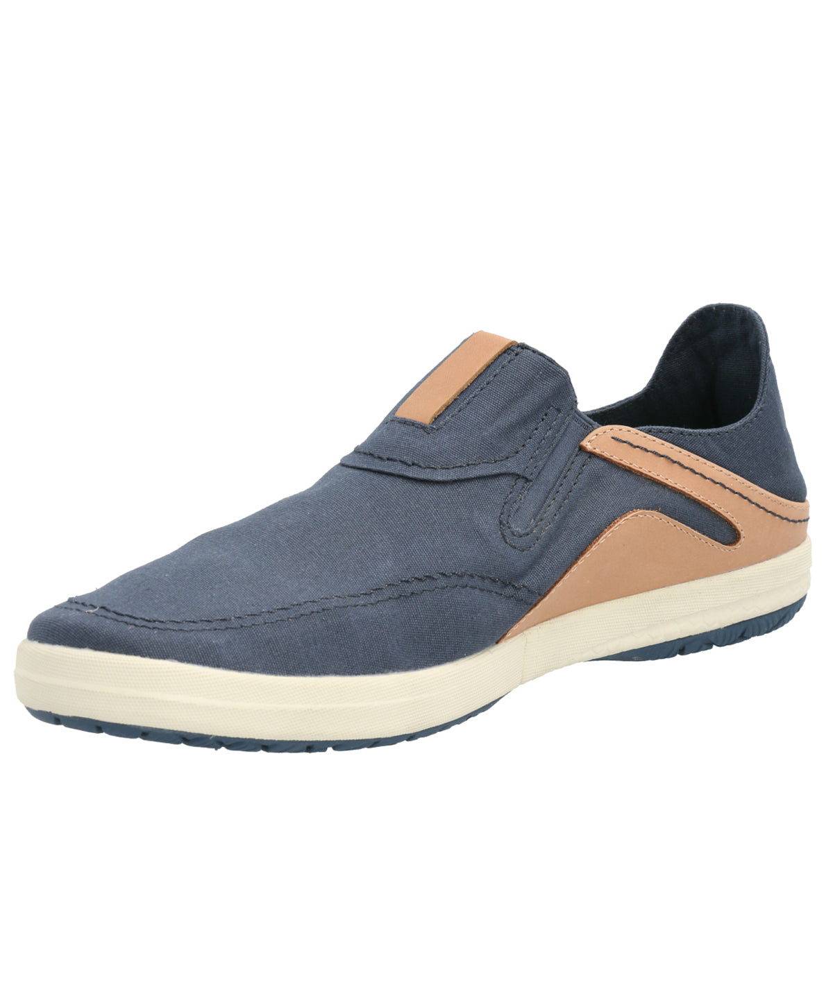 Zapatilla Algodón Orgánico Hombre Noosa Azul Rockford