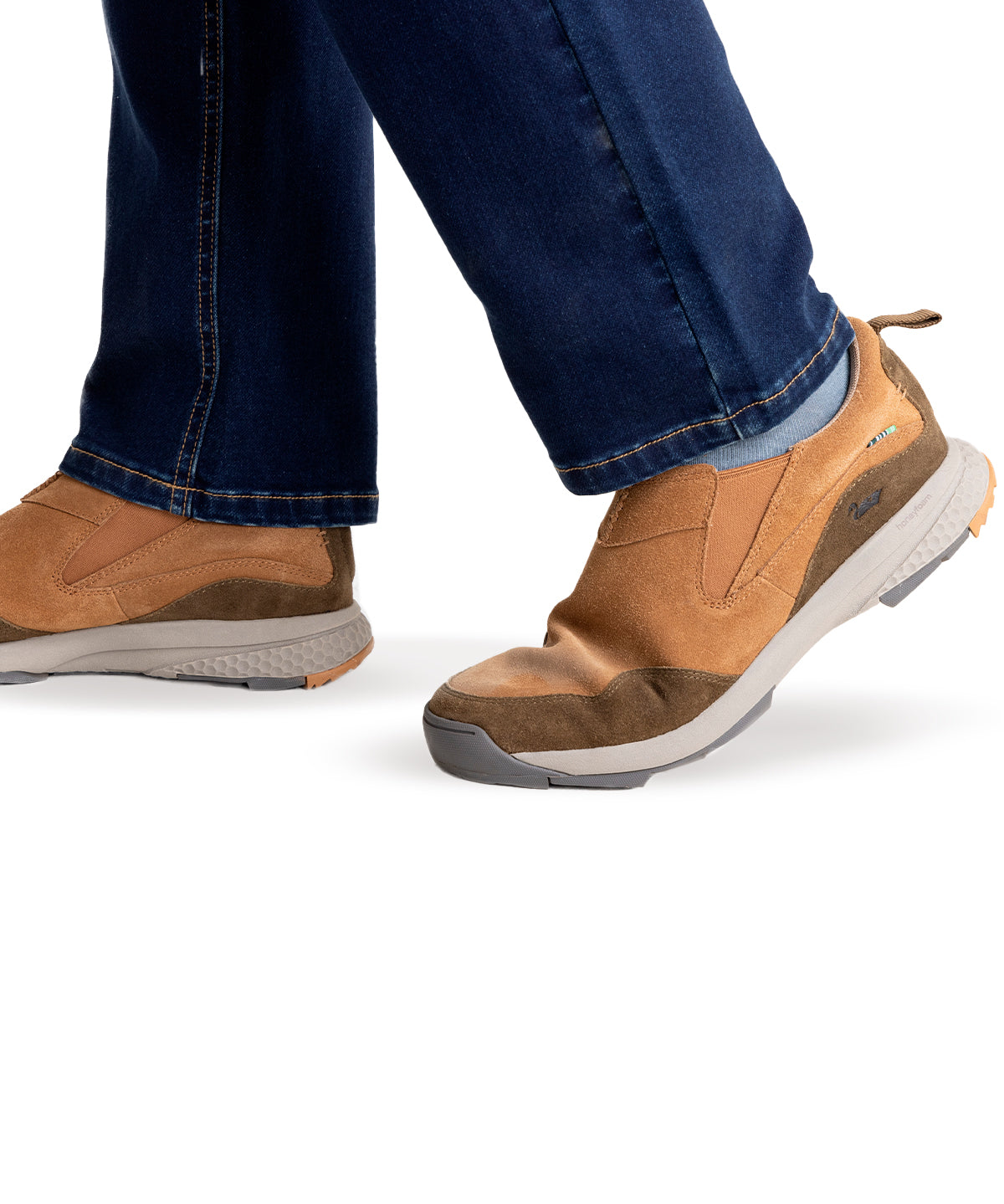 Zapatilla Cuero Hombre Utah Café Claro Rockford
