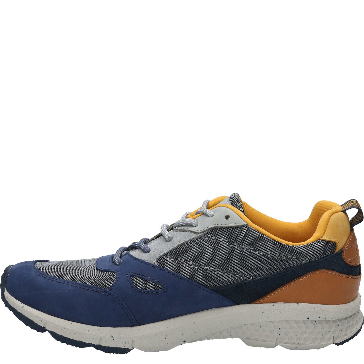 Zapatilla Cuero Hombre Ted Azul Rockford