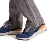 Zapatilla Cuero Hombre Ted Azul Rockford
