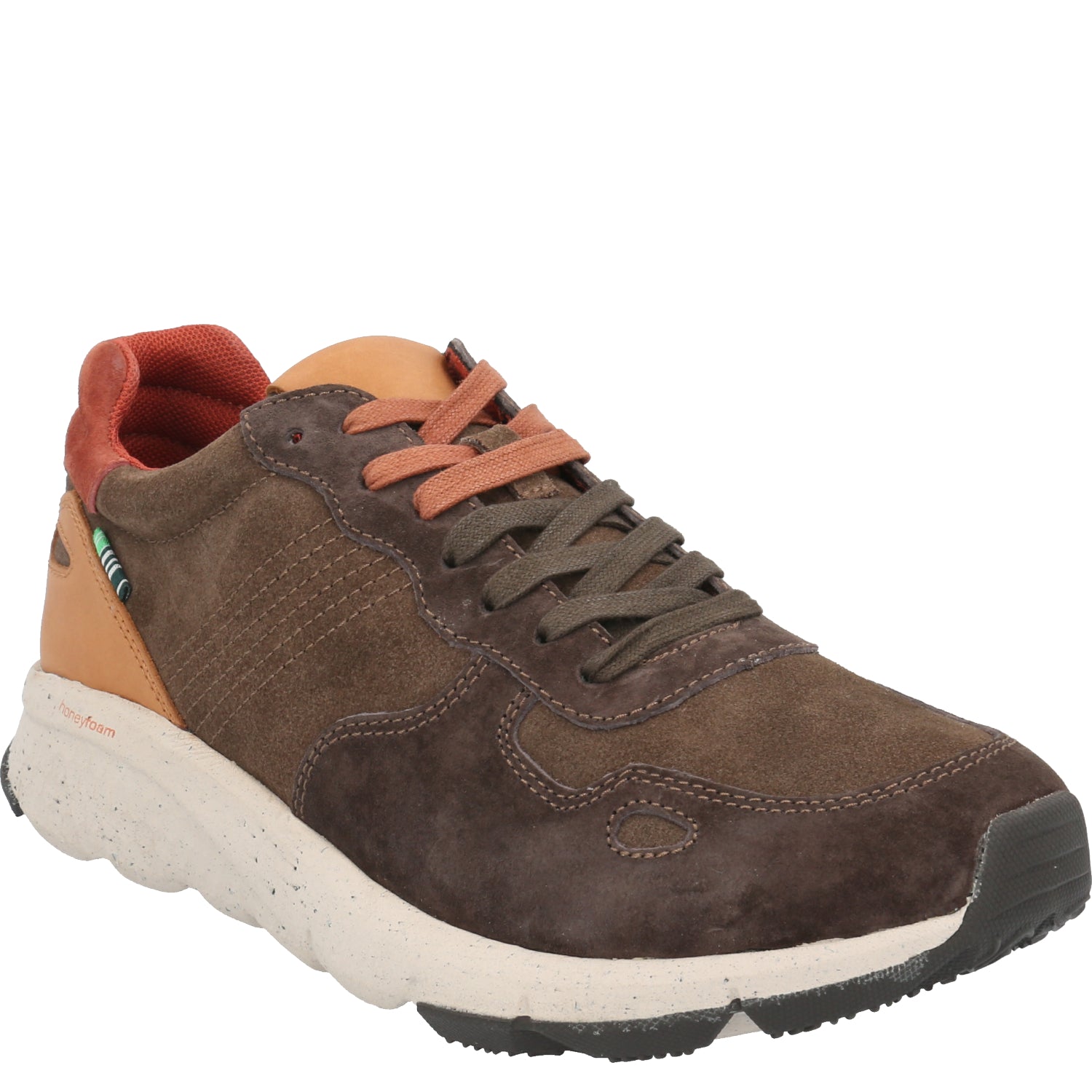 Zapatilla Cuero Hombre Gaspar Café Rockford