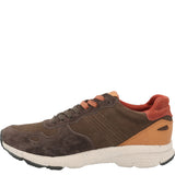 Zapatilla Cuero Hombre Gaspar Café Rockford