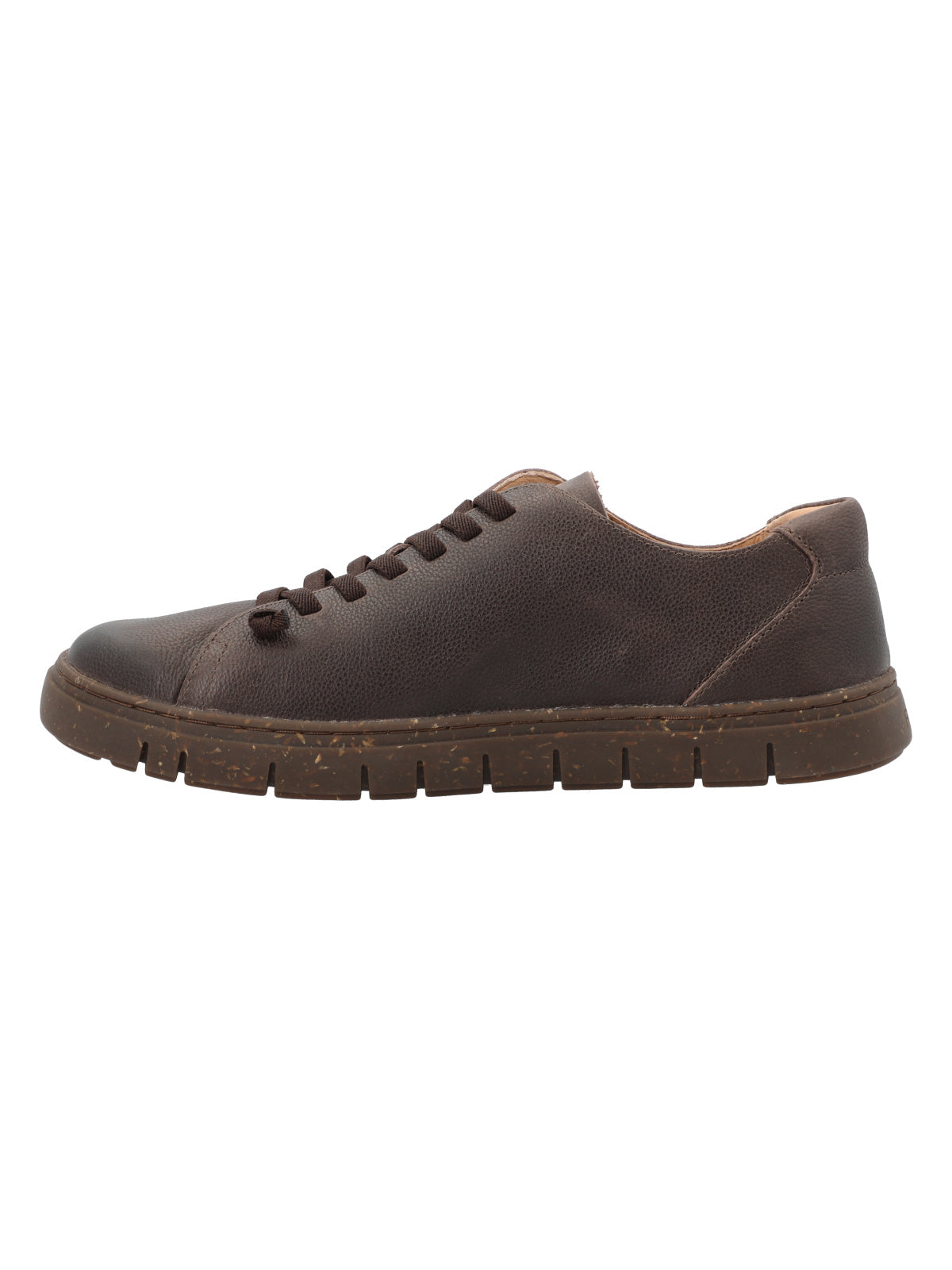 Zapatilla Cuero Hombre Posselt Café Oscuro Rockford