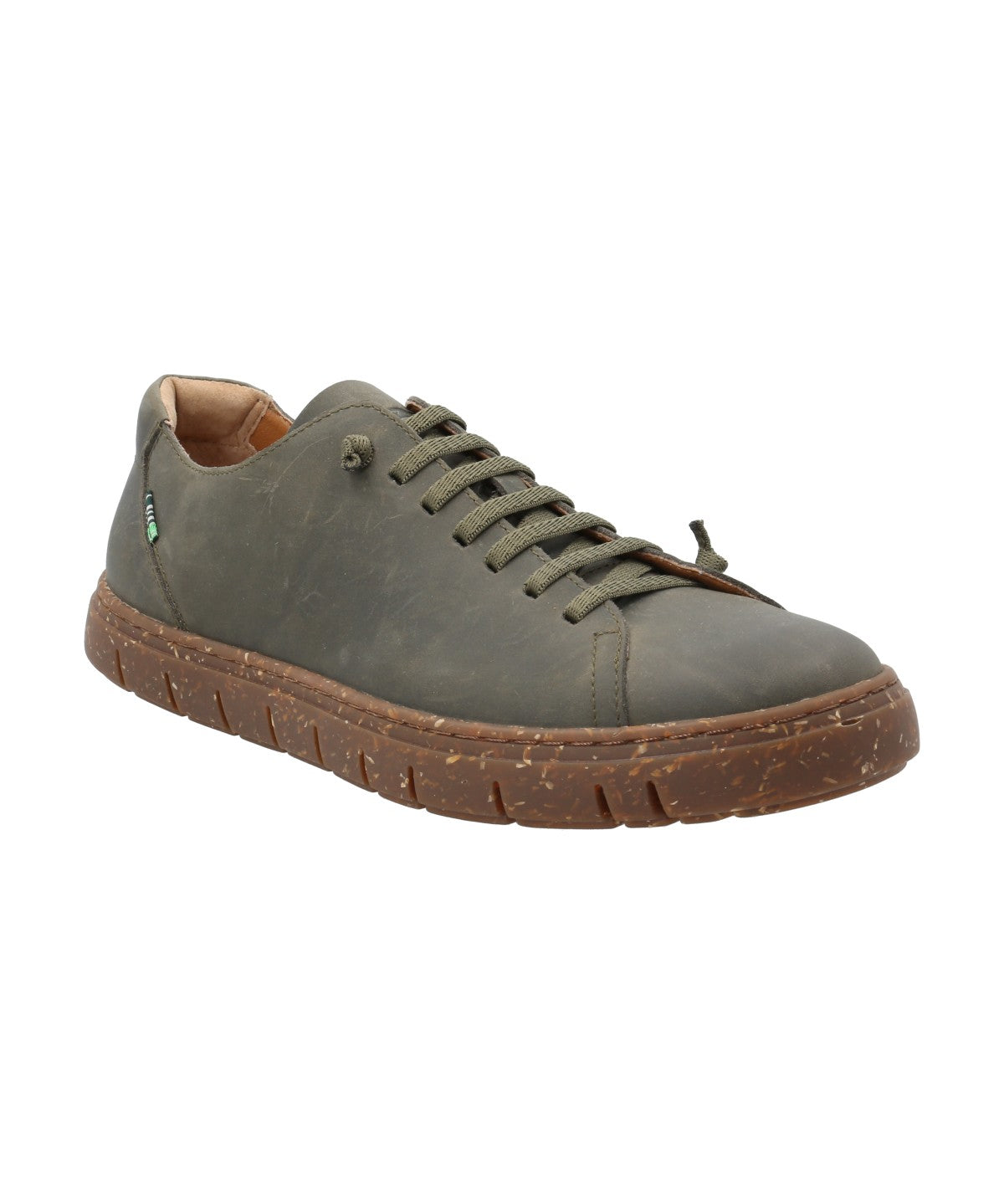 Zapatilla Cuero Hombre Posselt Verde Rockford