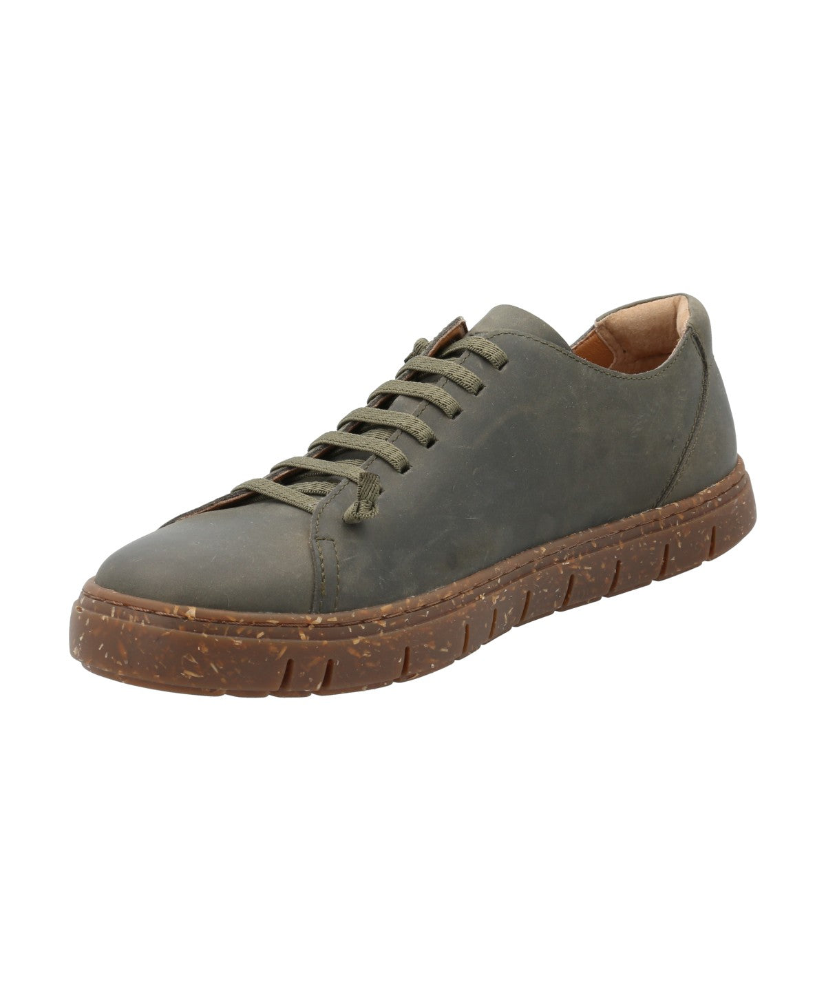 Zapatilla Cuero Hombre Posselt Verde Rockford