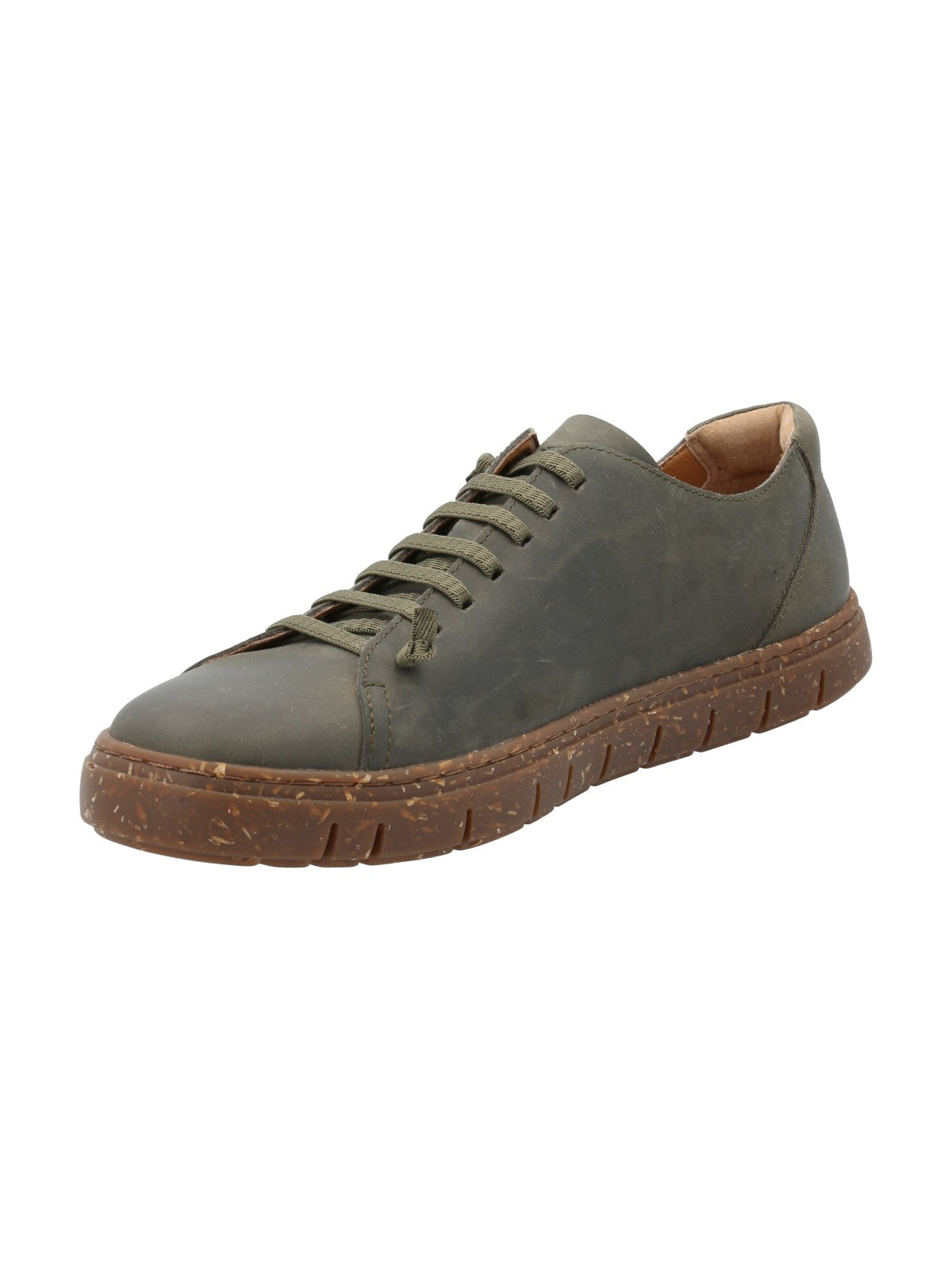 Zapatilla Cuero Hombre Posselt Verde Rockford