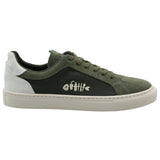 Zapatilla Cuero Hombre Tifon Verde Rockford
