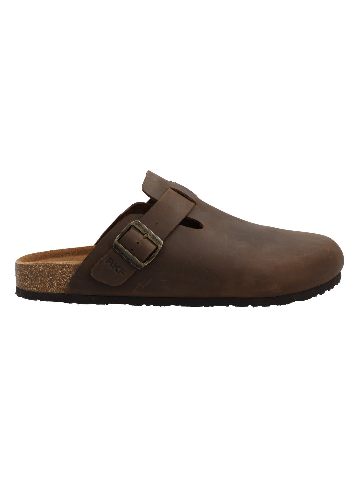 Sueco Cuero Liso Hombre Rowan Café Rockford