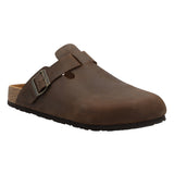 Sueco Cuero Liso Hombre Rowan Café Rockford