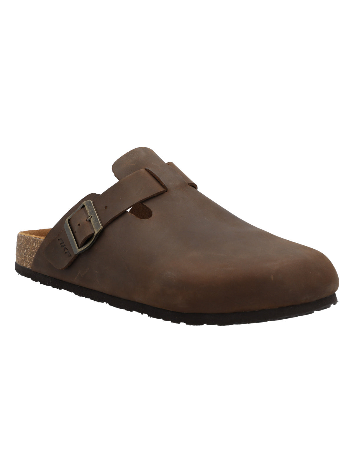 Sueco Cuero Liso Hombre Rowan Café Rockford