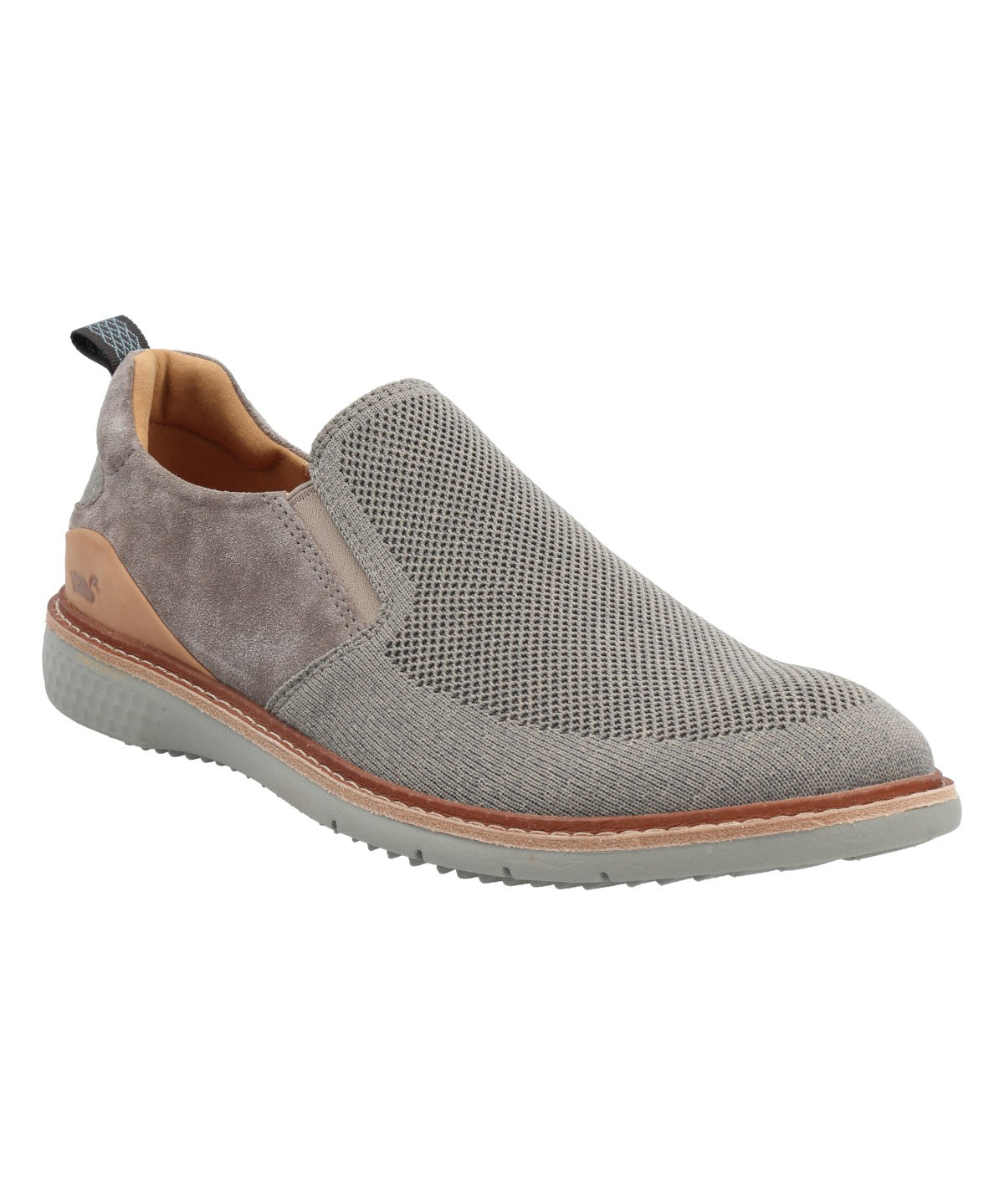 Slip On Cuero Hombre Sainz Gris Rockford