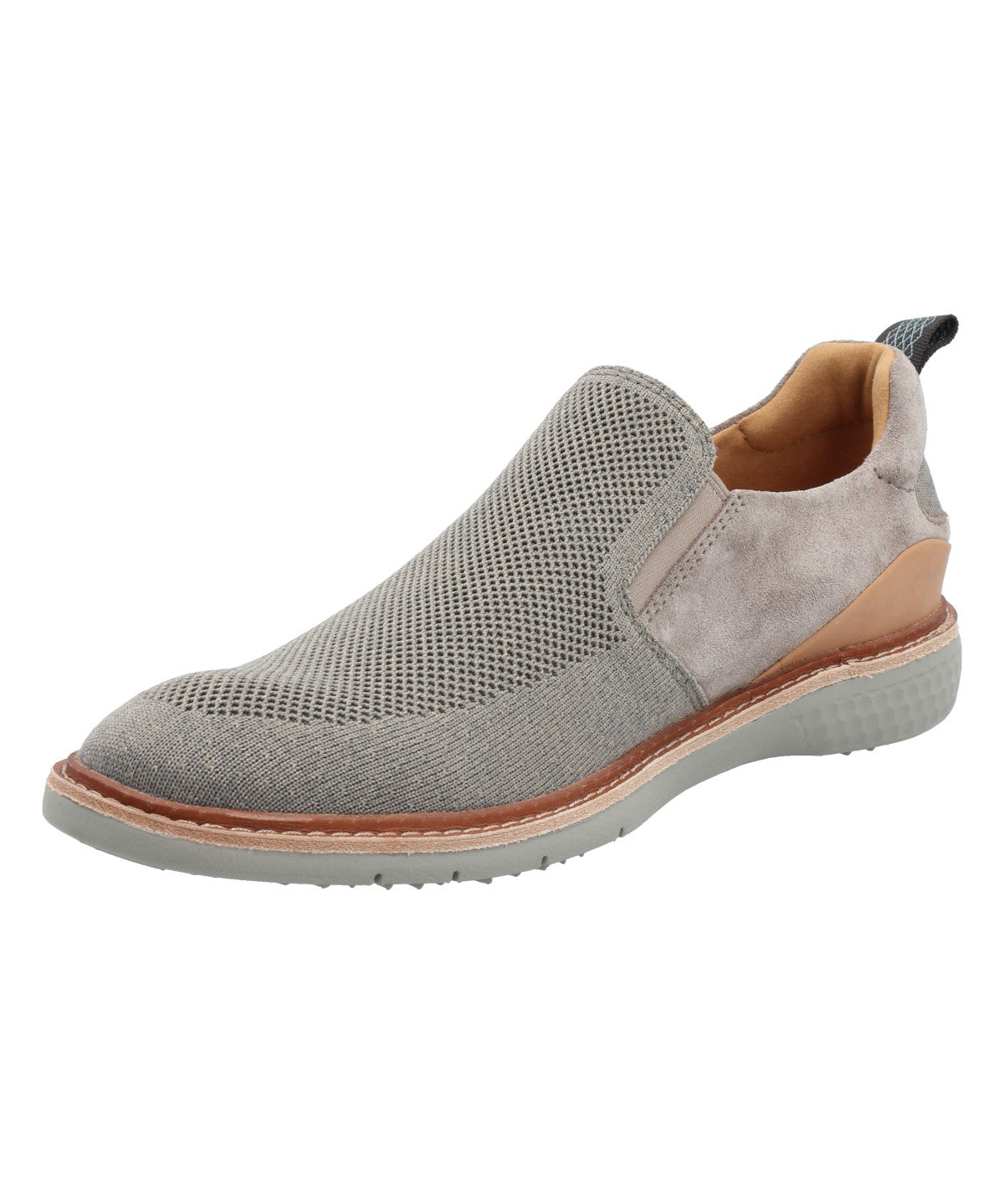 Slip On Cuero Hombre Sainz Gris Rockford