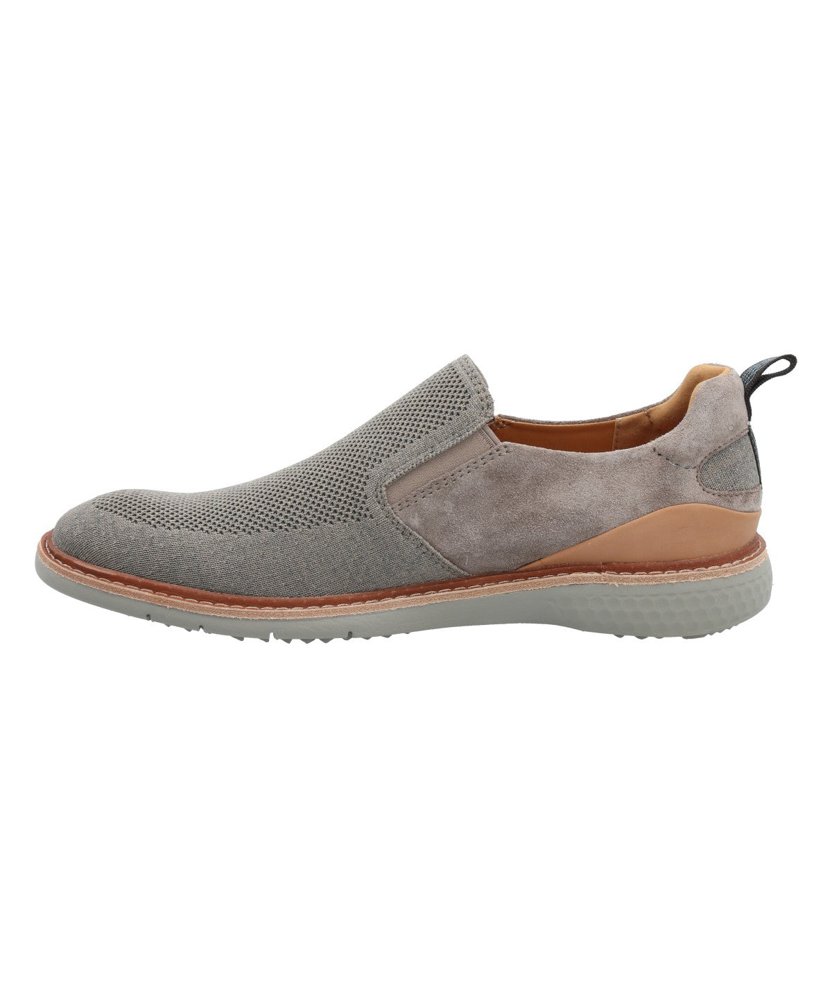 Slip On Cuero Hombre Sainz Gris Rockford