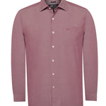 Camisa Algodón Hombre Woolsolid Rojo Rockford