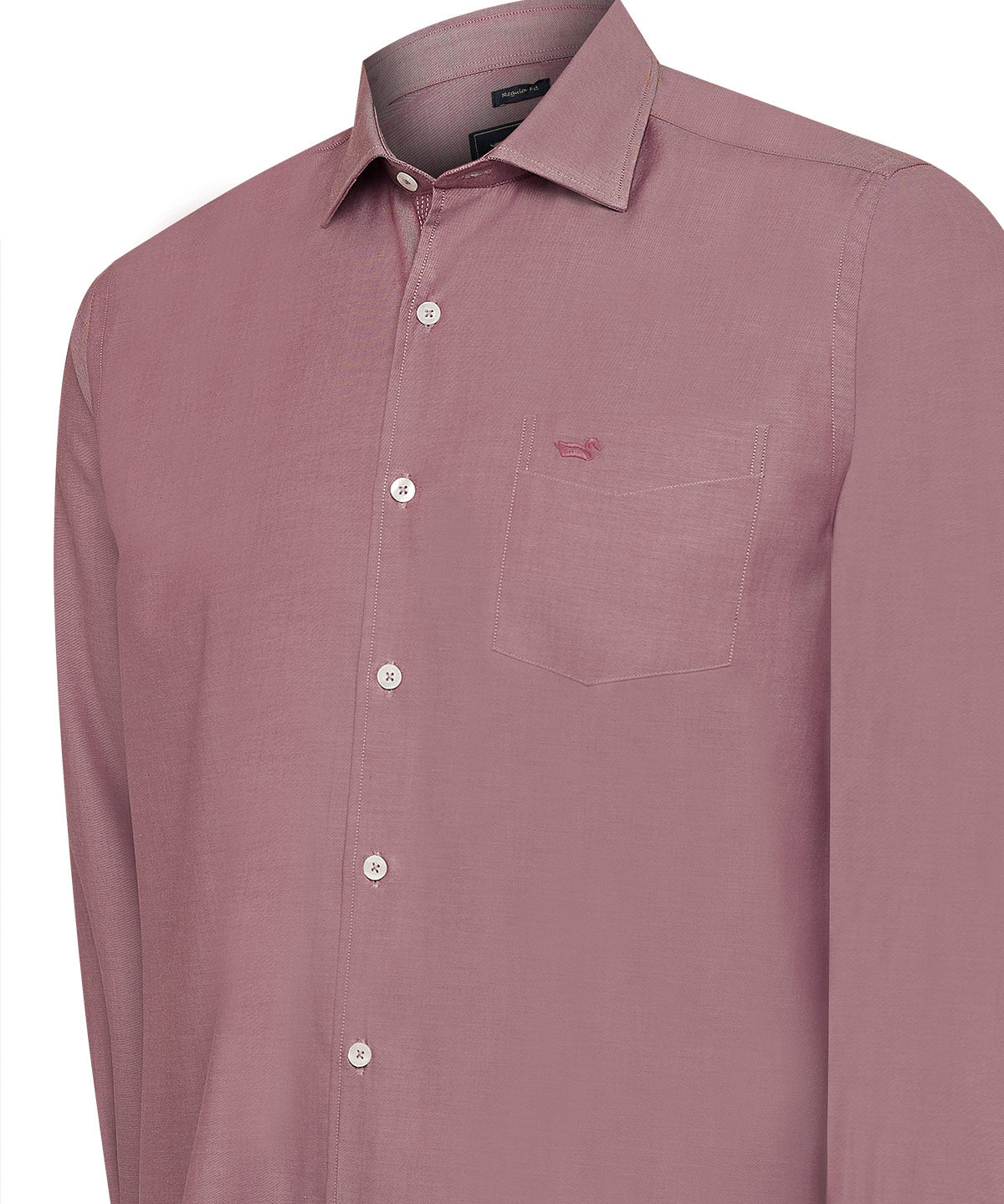 Camisa Algodón Hombre Woolsolid Rojo Rockford