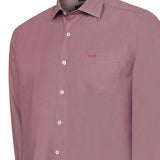 Camisa Algodón Hombre Woolsolid Rojo Rockford