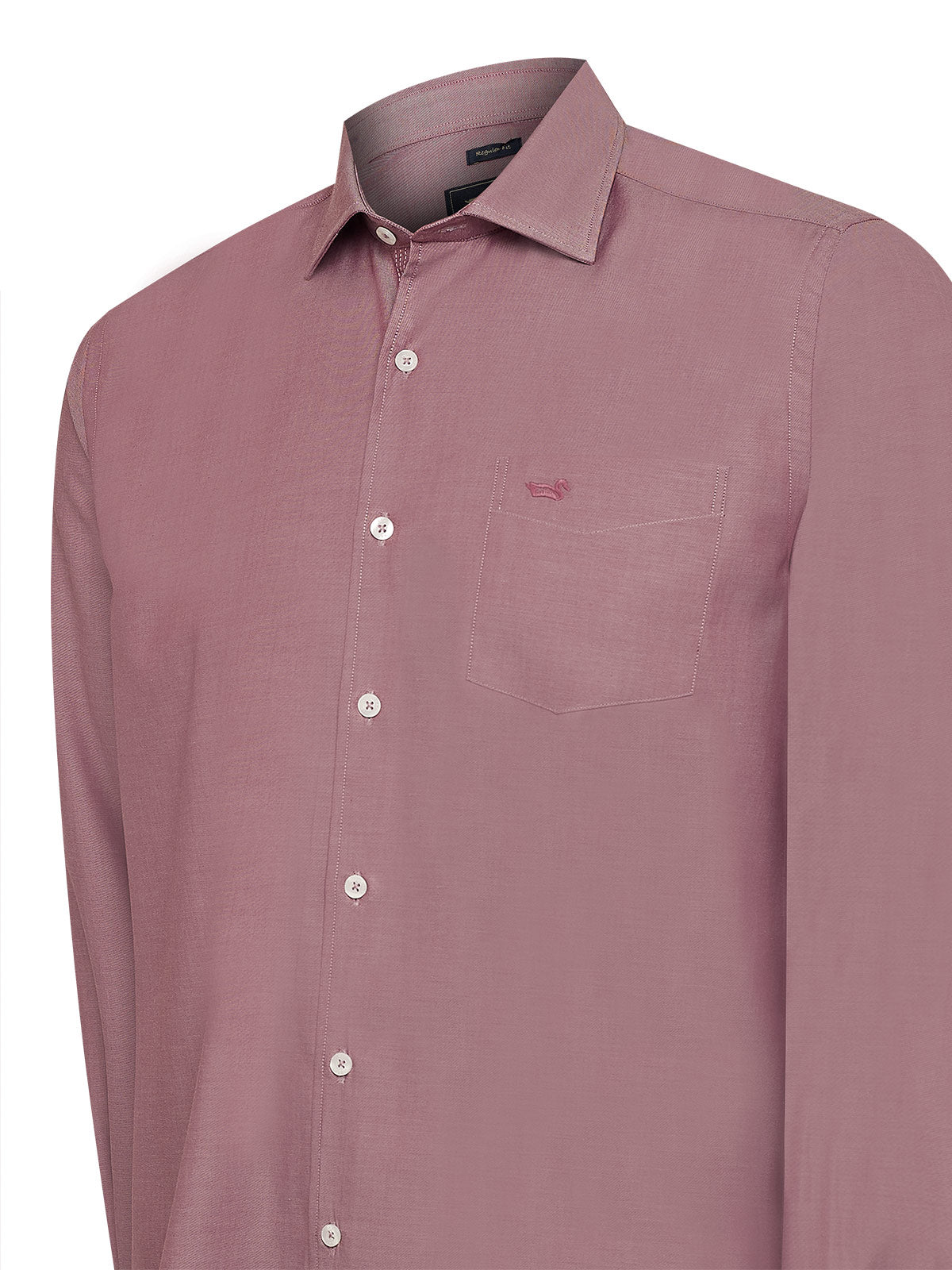 Camisa Algodón Hombre Woolsolid Rojo Rockford