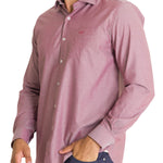 Camisa Algodón Hombre Woolsolid Rojo Rockford