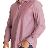 Camisa Algodón Hombre Woolsolid Rojo Rockford