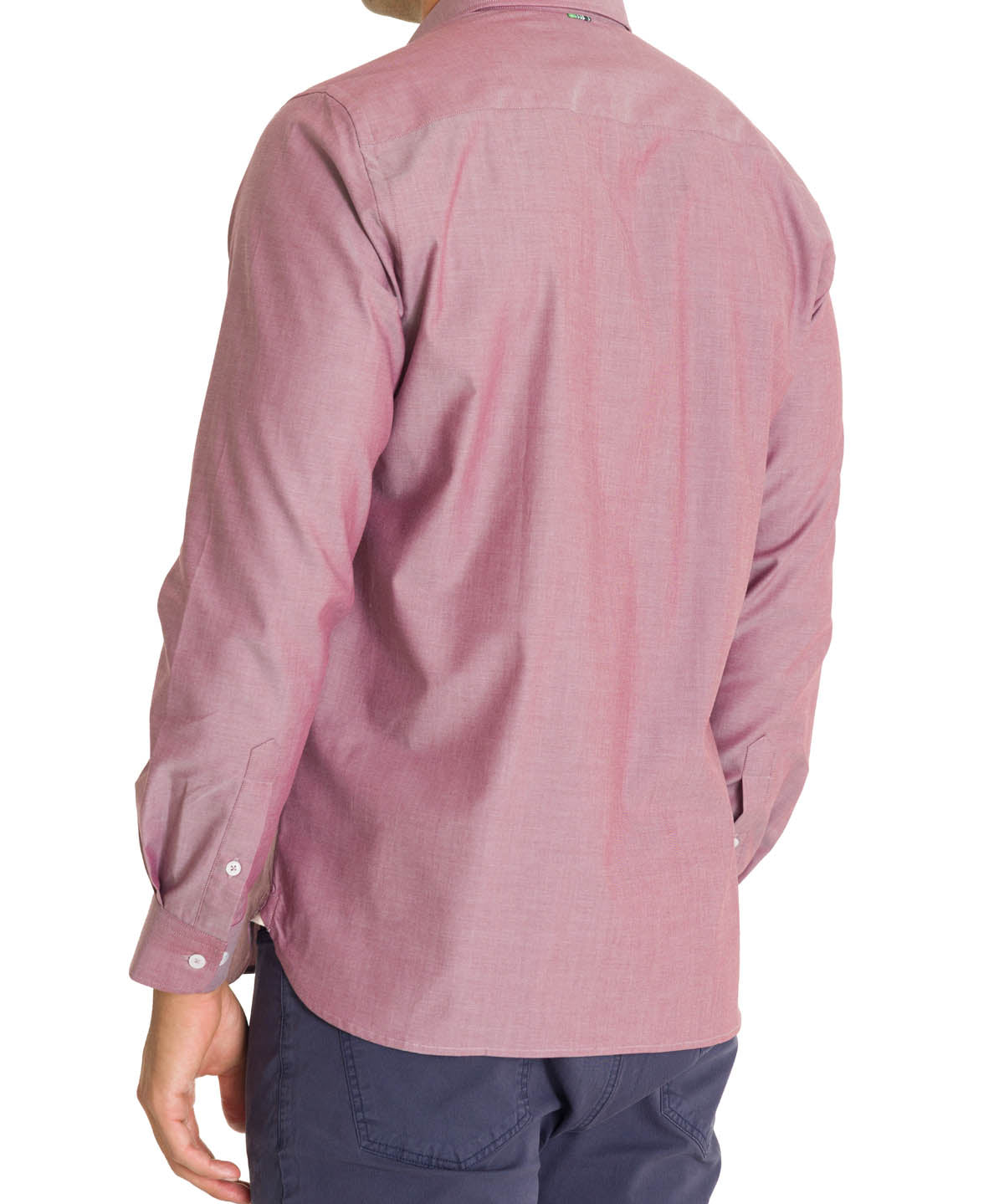 Camisa Algodón Hombre Woolsolid Rojo Rockford
