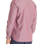 Camisa Algodón Hombre Woolsolid Rojo Rockford
