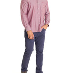 Camisa Algodón Hombre Woolsolid Rojo Rockford