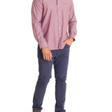 Camisa Algodón Hombre Woolsolid Rojo Rockford
