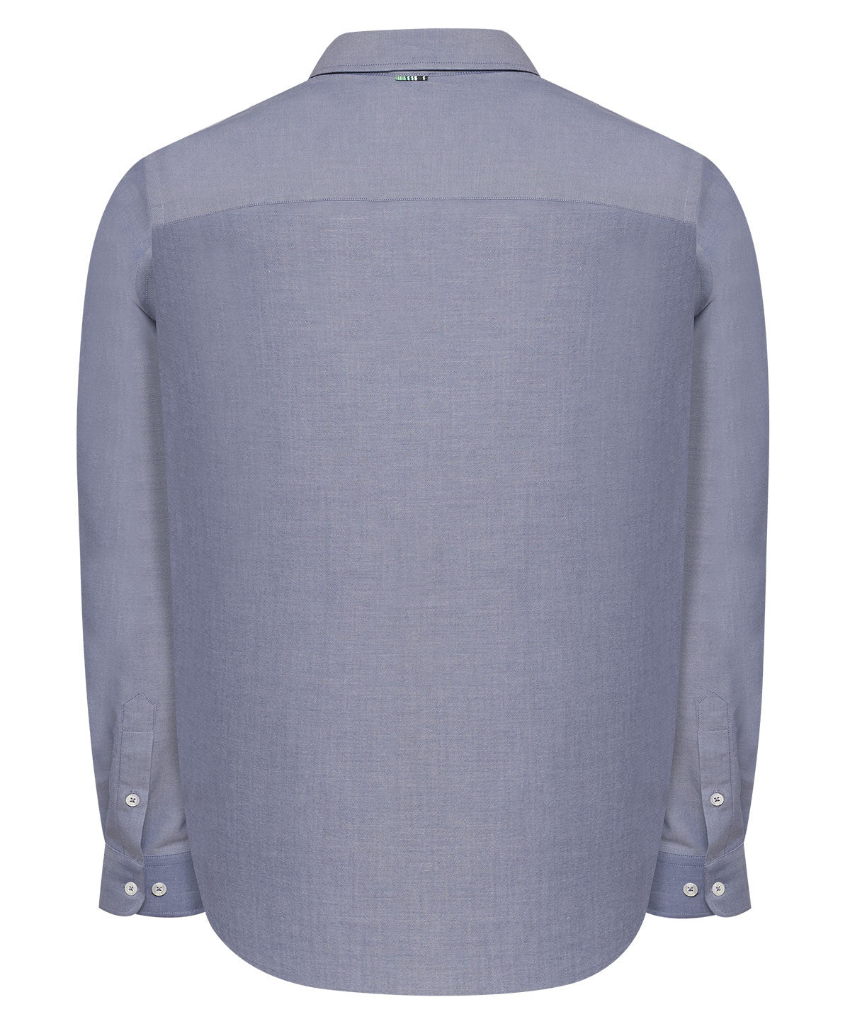 Camisa Algodón Hombre Woolsolid Azul Rockford