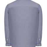 Camisa Algodón Hombre Woolsolid Azul Rockford
