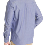 Camisa Algodón Hombre Woolsolid Azul Rockford