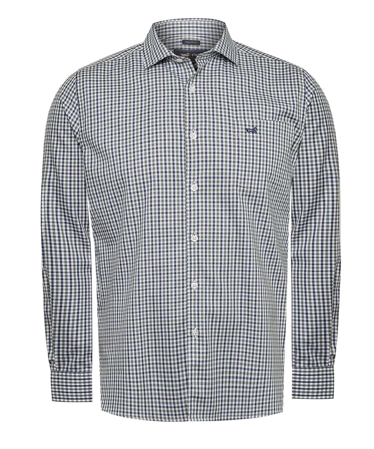 Camisa Algodón Hombre Wool Blanco Rockford