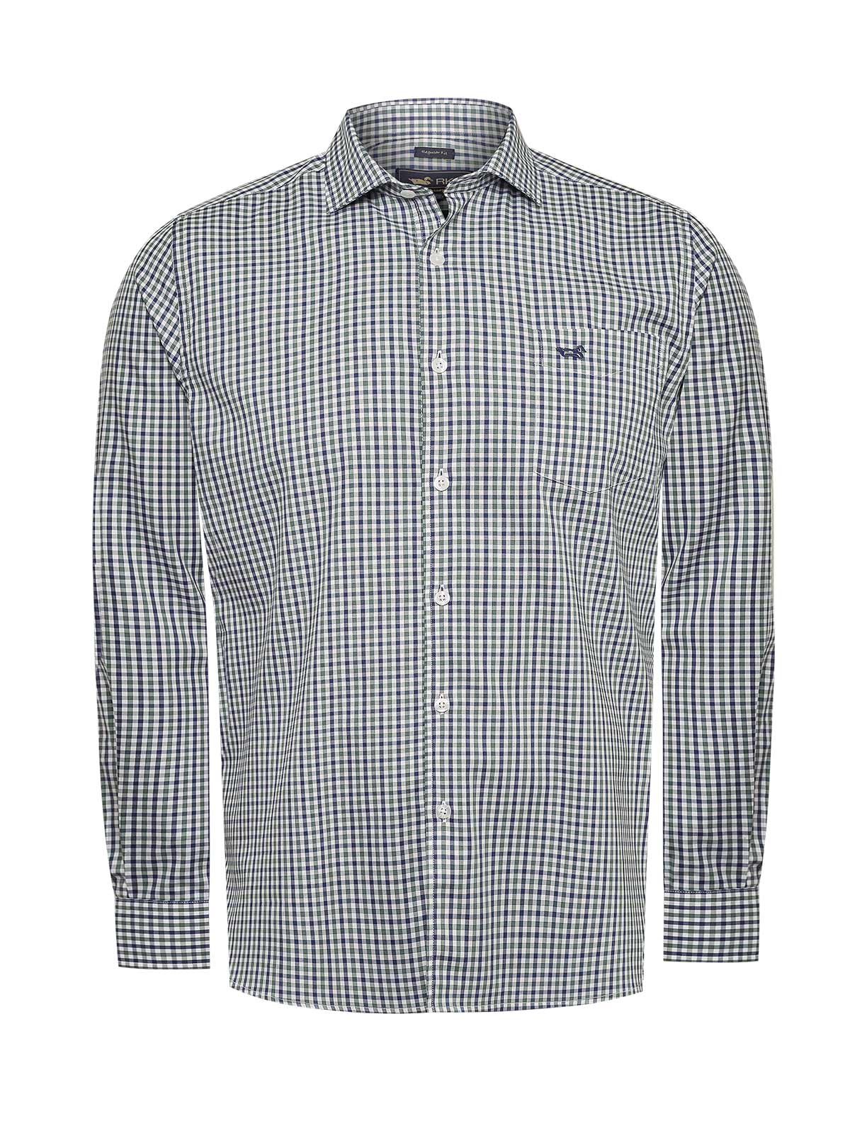 Camisa Algodón Hombre Wool Blanco Rockford
