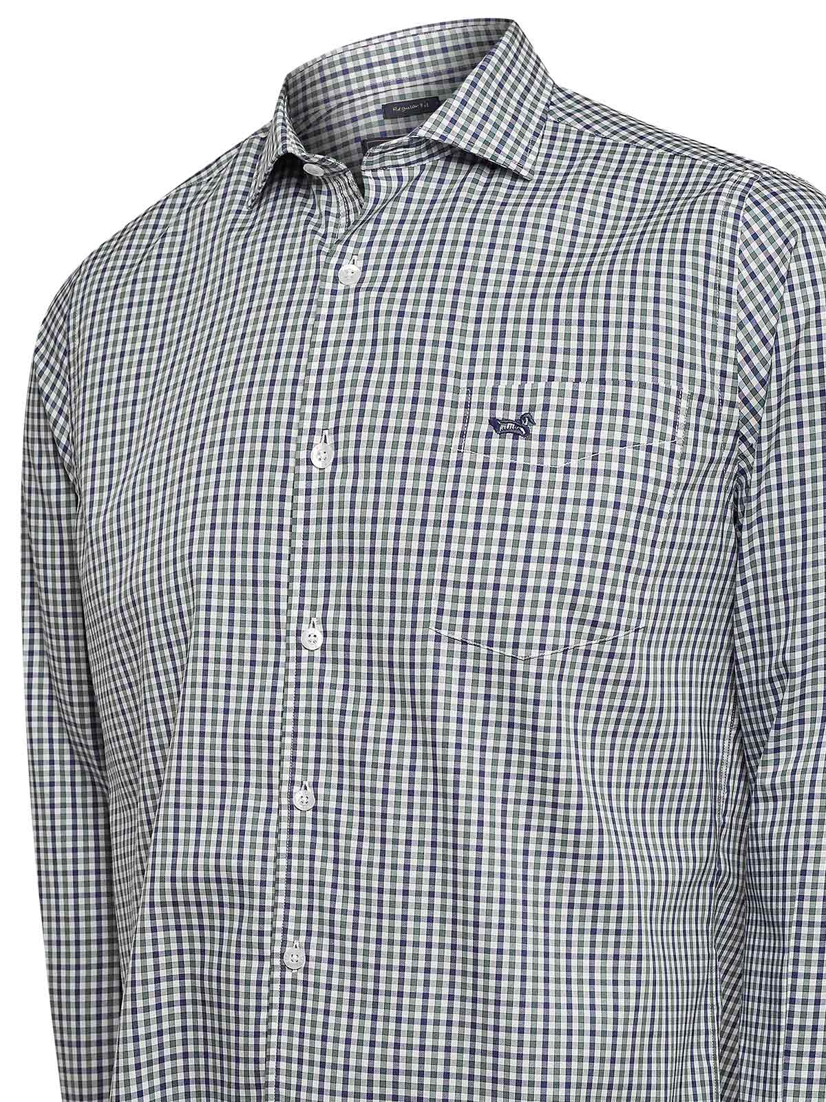 Camisa Algodón Hombre Wool Blanco Rockford