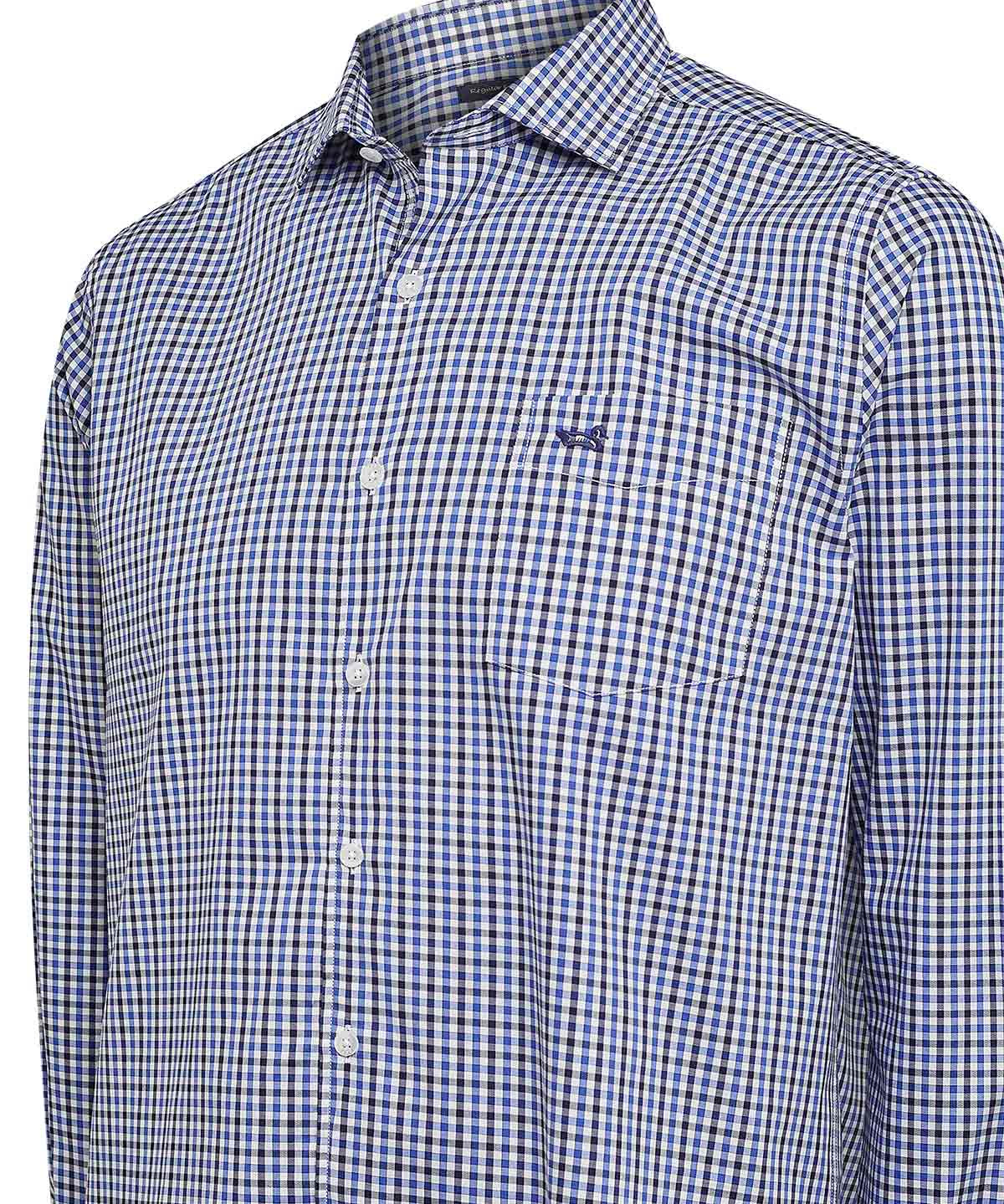 Camisa Algodón Hombre Wool Blanco Rockford