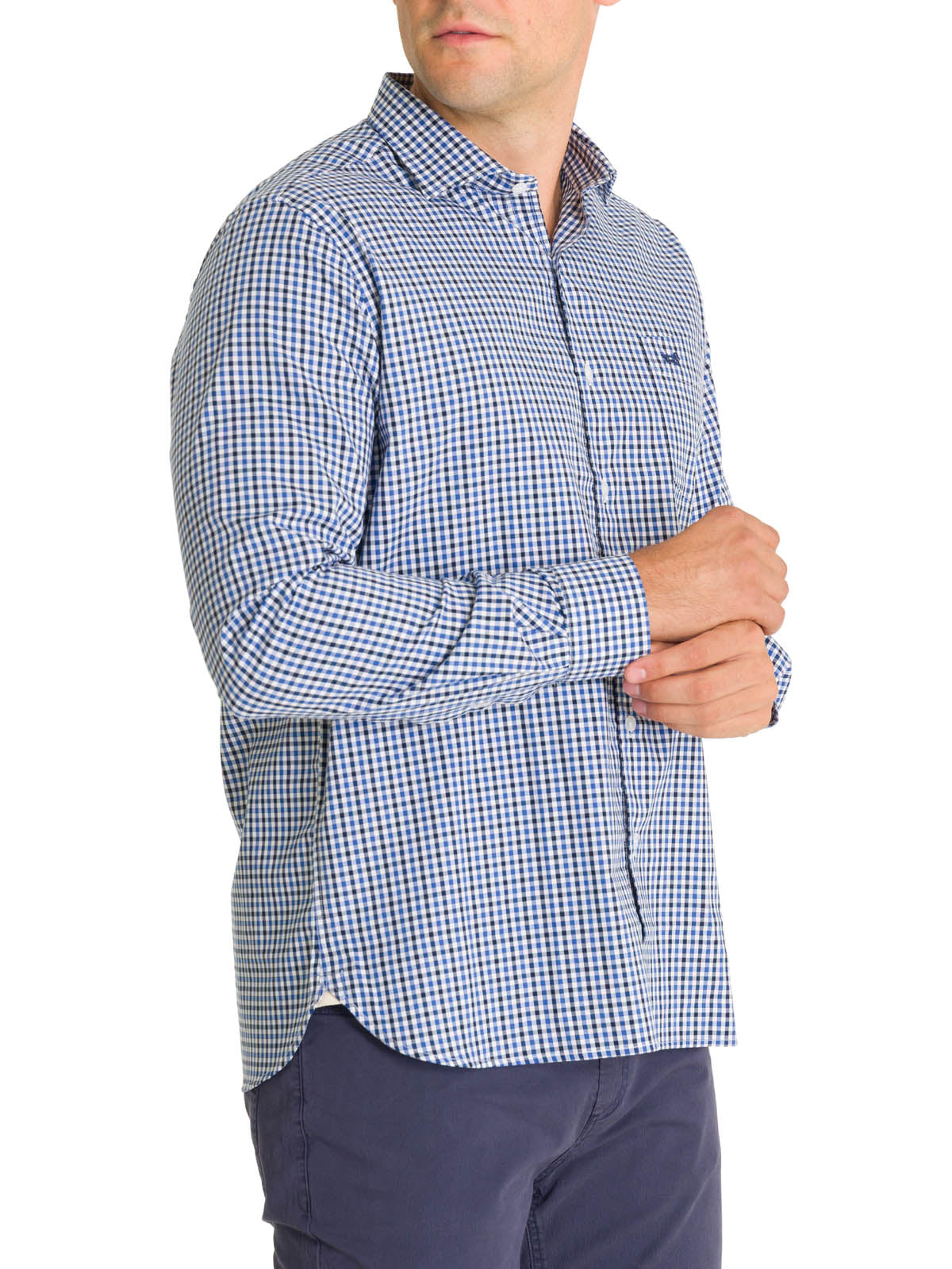 Camisa Algodón Hombre Wool Blanco Rockford