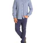 Camisa Algodón Hombre Wool Blanco Rockford