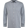 Camisa Algodón/Lana Hombre Wool Gris Cuadrillé Rockford