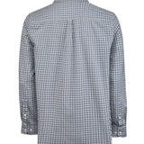 Camisa Algodón/Lana Hombre Wool Gris Cuadrillé Rockford