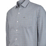 Camisa Algodón/Lana Hombre Wool Gris Cuadrillé Rockford