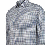 Camisa Algodón/Lana Hombre Wool Gris Cuadrillé Rockford