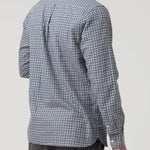 Camisa Algodón/Lana Hombre Wool Gris Cuadrillé Rockford