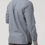 Camisa Algodón/Lana Hombre Wool Gris Cuadrillé Rockford