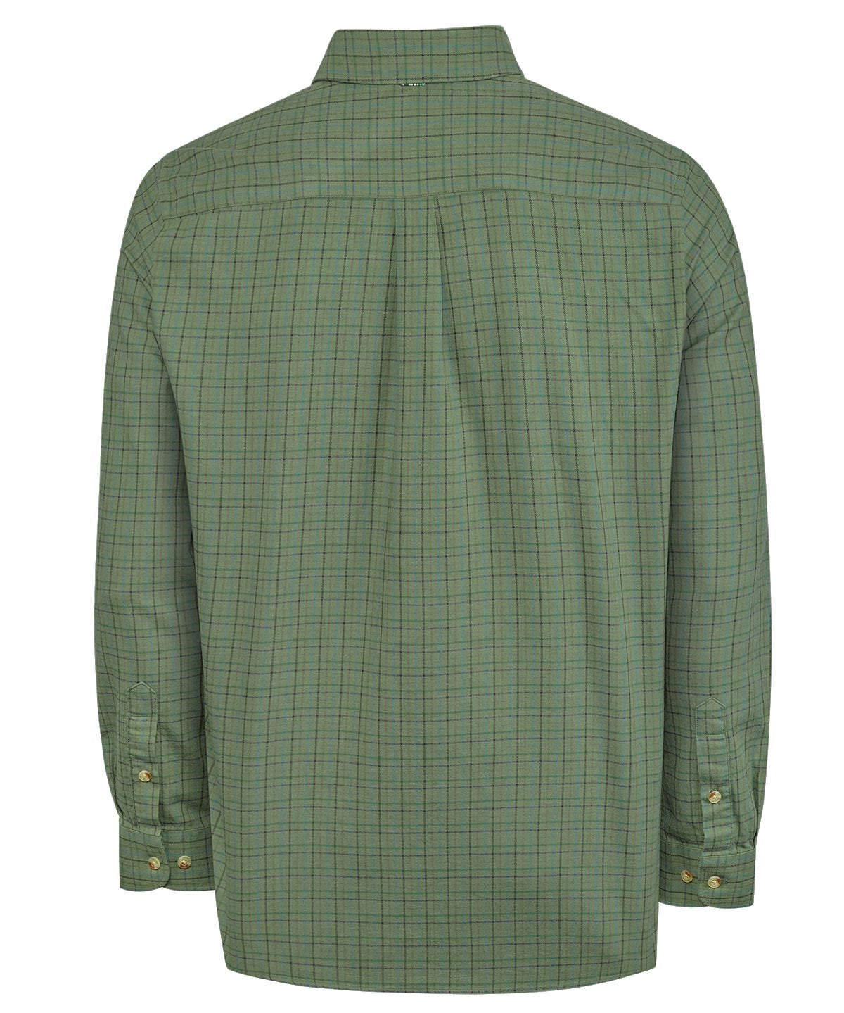 Camisa Algodón/Lana Hombre Wool Verde Cudrillé Rockford
