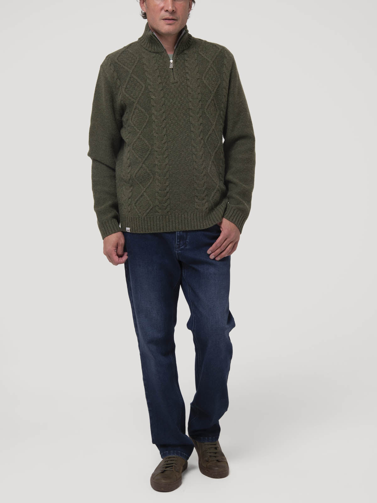 Sweater Lana Hombre Pietro Azul Rockford