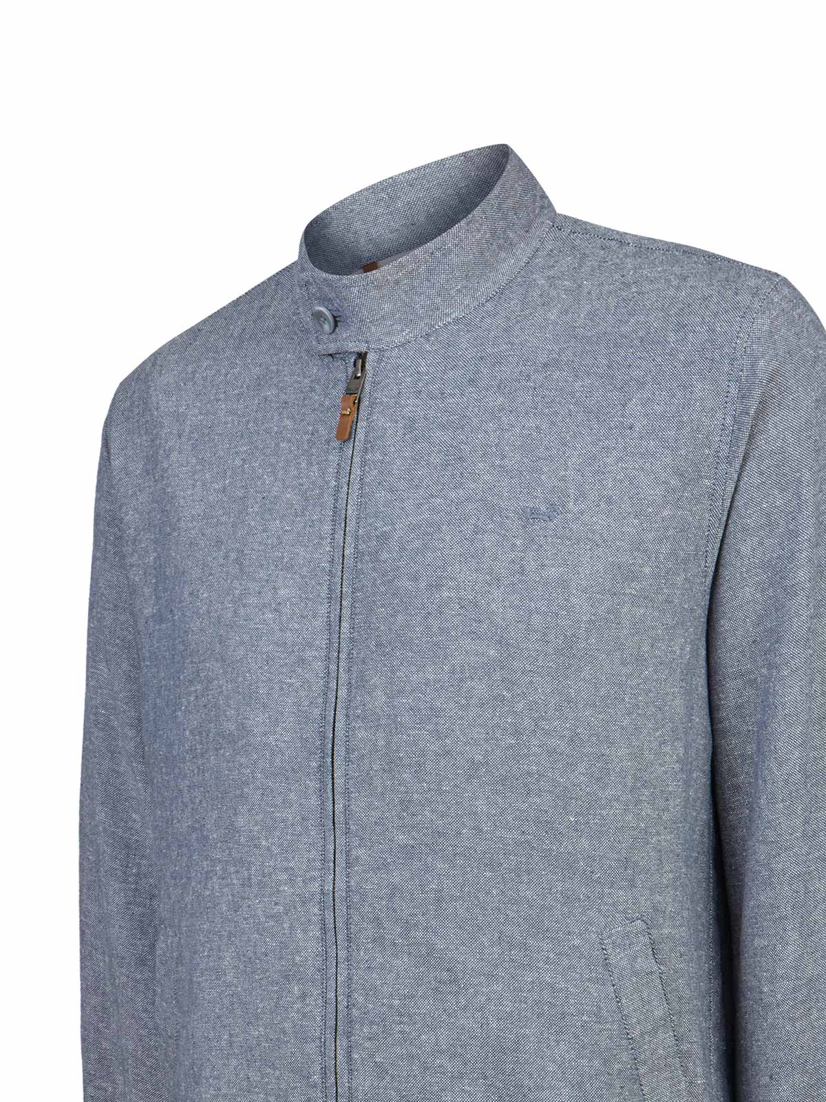 Chaqueta Lino Hombre Lido Gris Rockford